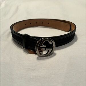 Black Gucci Belt